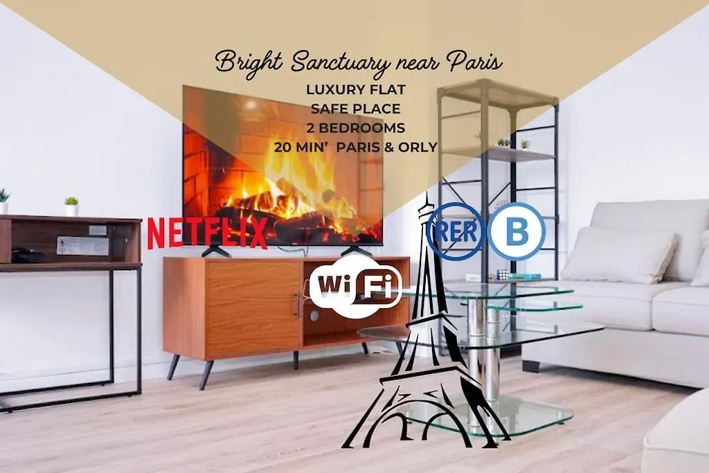Bright Sanctuary Near Paris Apartment Antony